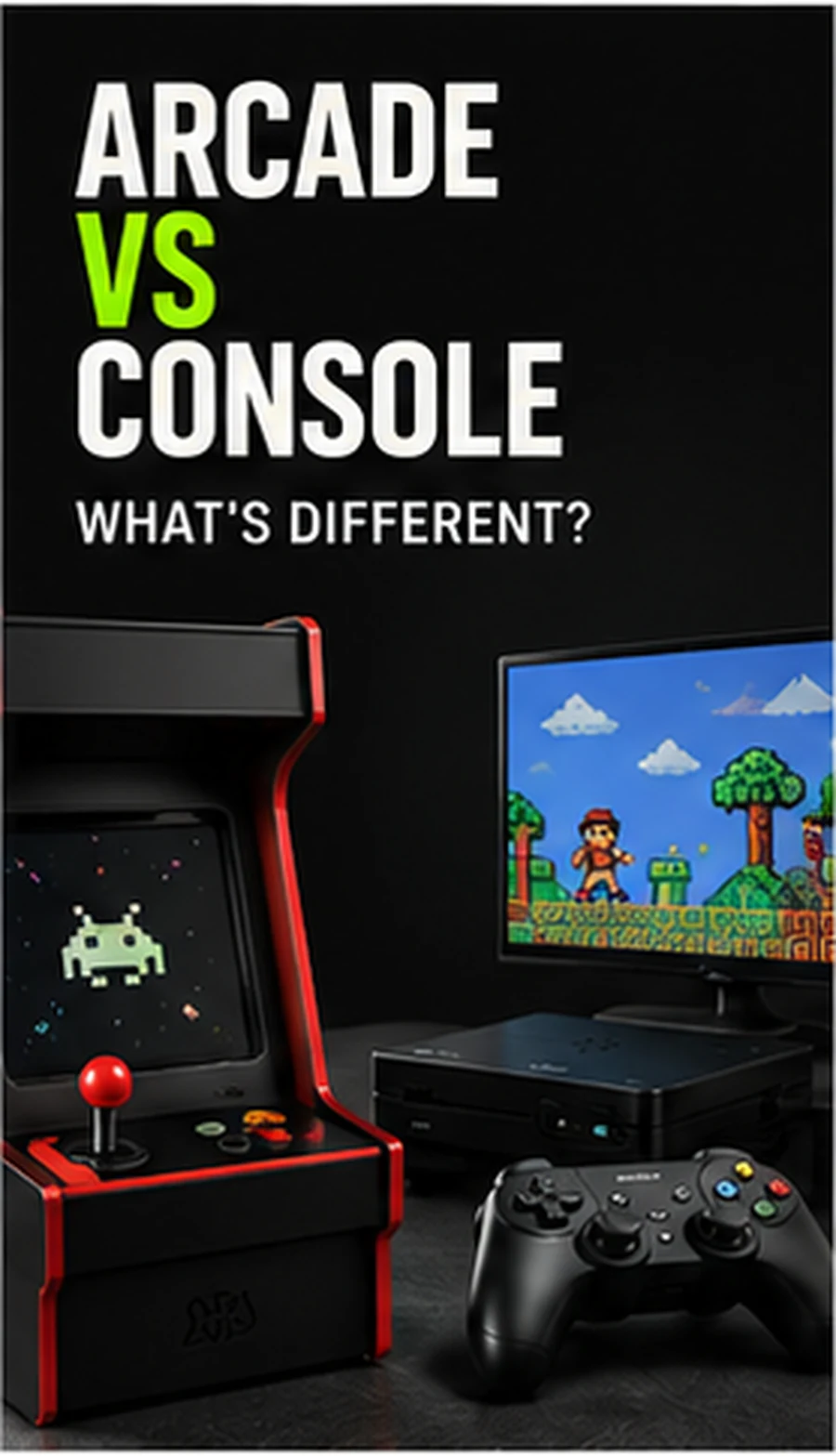 Arcade vs console emulation — practical G11 Pro editorial visual