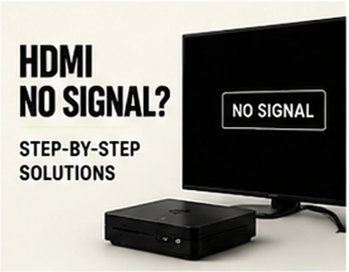 Retro console HDMI no signal — practical G11 Pro editorial visual