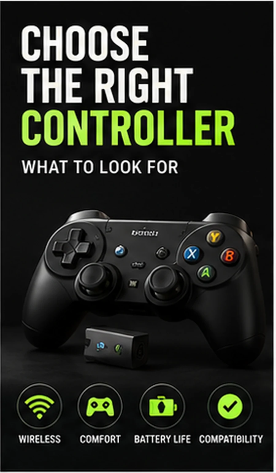 Wireless controller for retro gaming — practical G11 Pro editorial visual