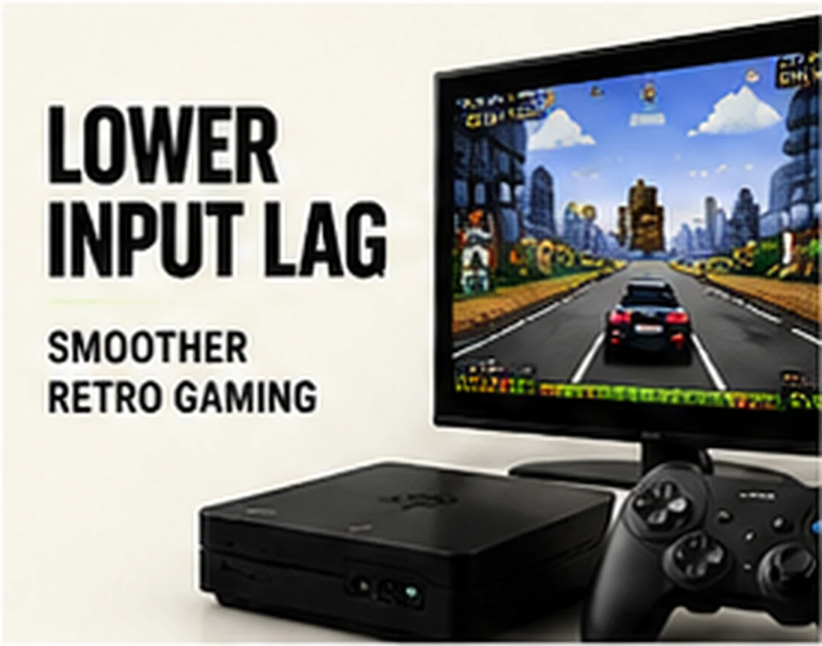 Reduce input lag retro games — practical G11 Pro editorial visual