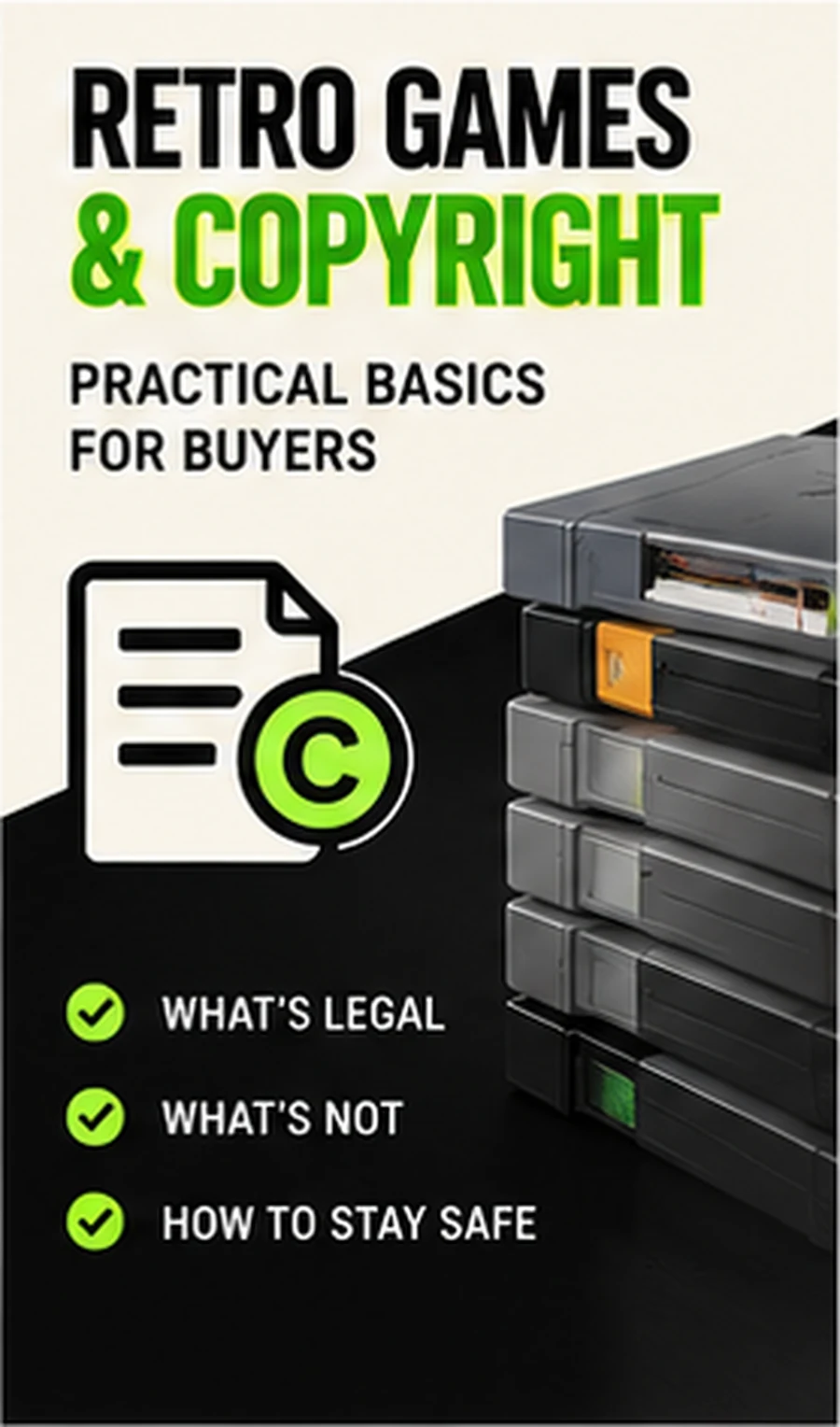 Retro game ROM copyright basics — practical G11 Pro editorial visual