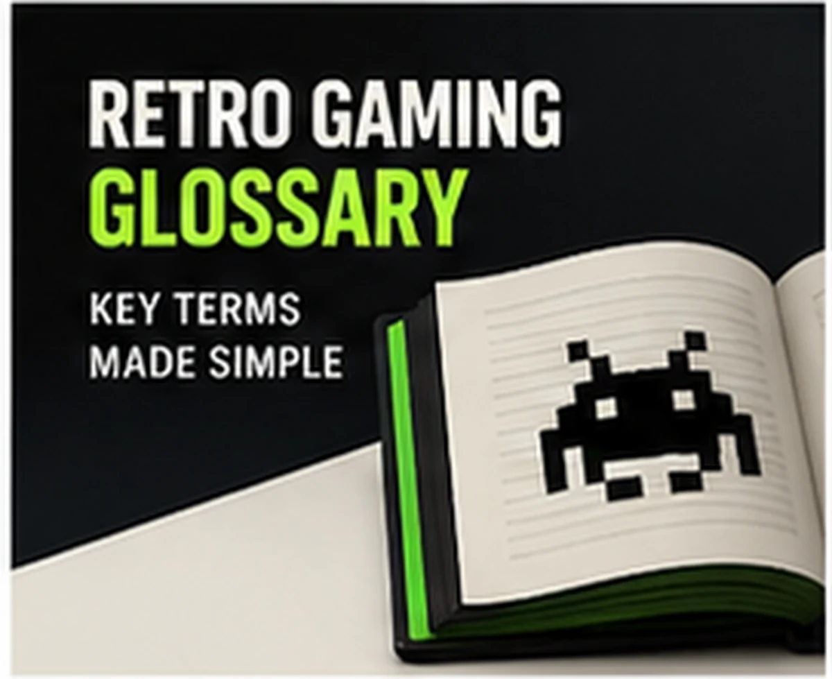 Retro gaming glossary beginners — practical G11 Pro editorial visual