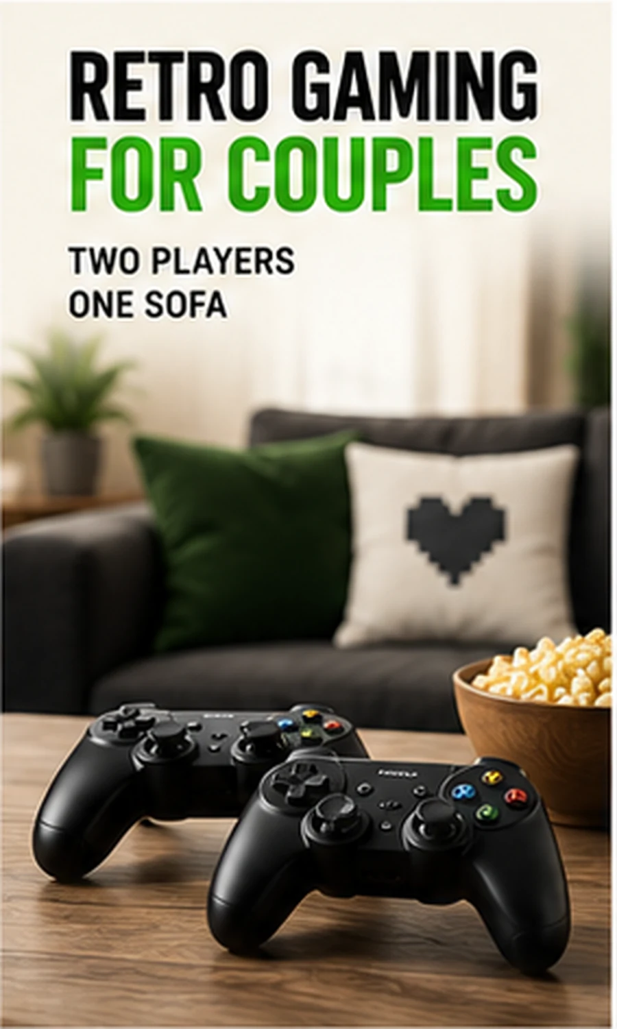 Retro gaming for couples — practical G11 Pro editorial visual