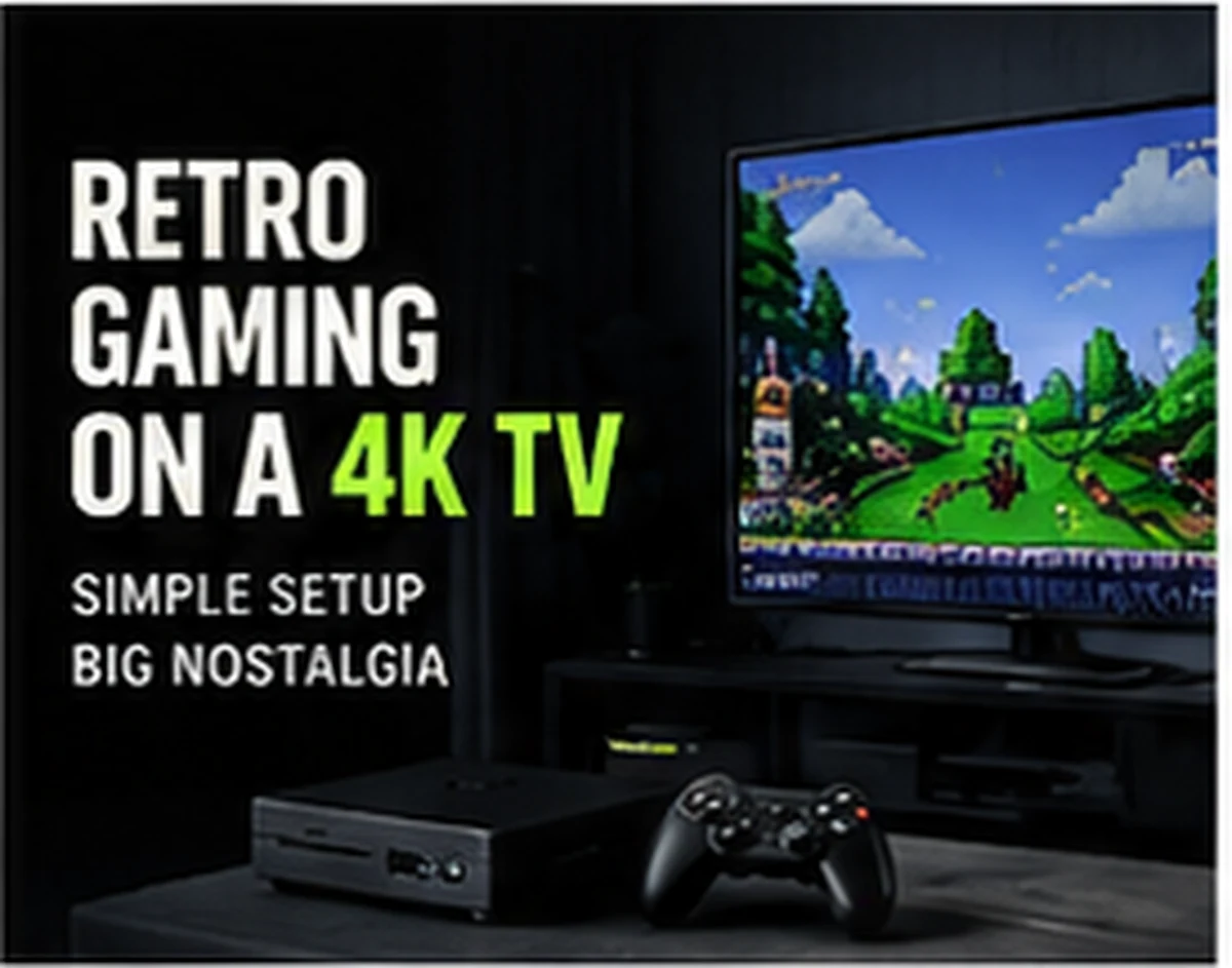 Retro gaming on 4K TV — practical G11 Pro editorial visual