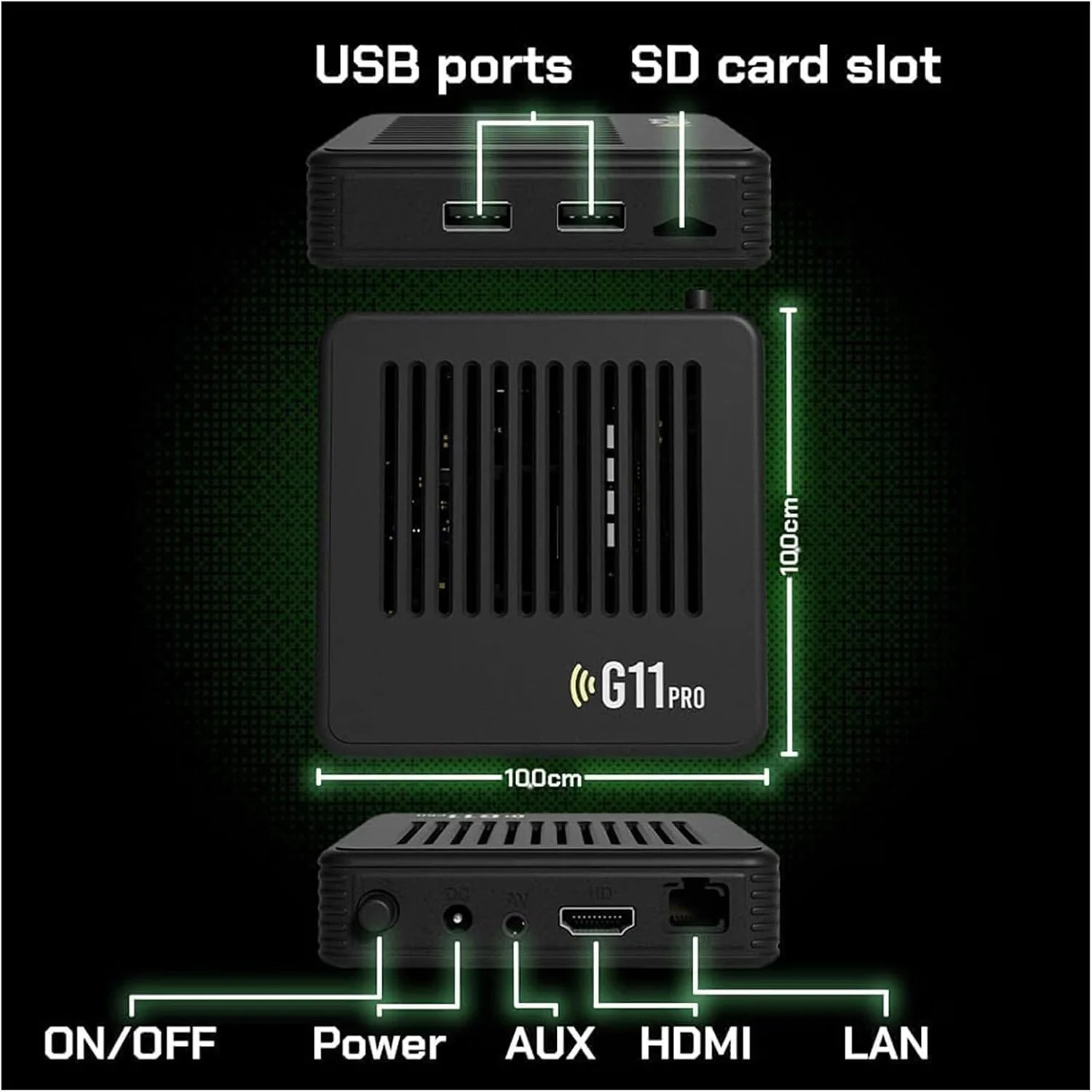 G11 Pro ports and connections