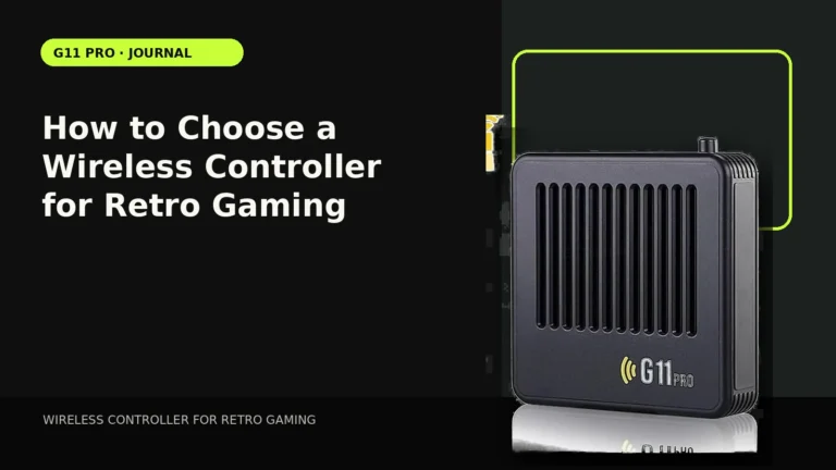 wireless controller for retro gaming