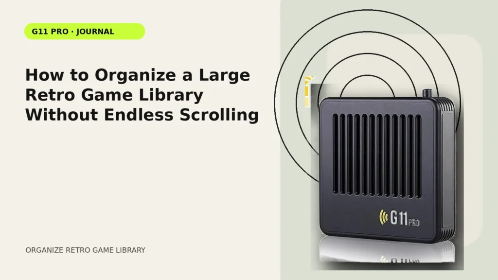 organize retro game library