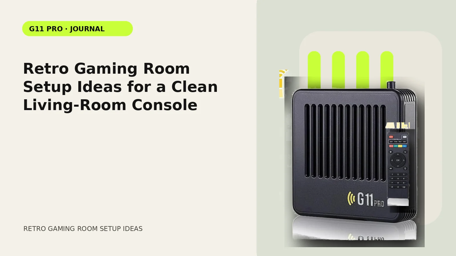 Retro Gaming Room Setup Ideas for a Clean Living-Room Console