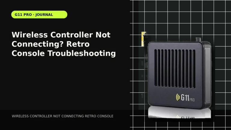 wireless controller not connecting retro console
